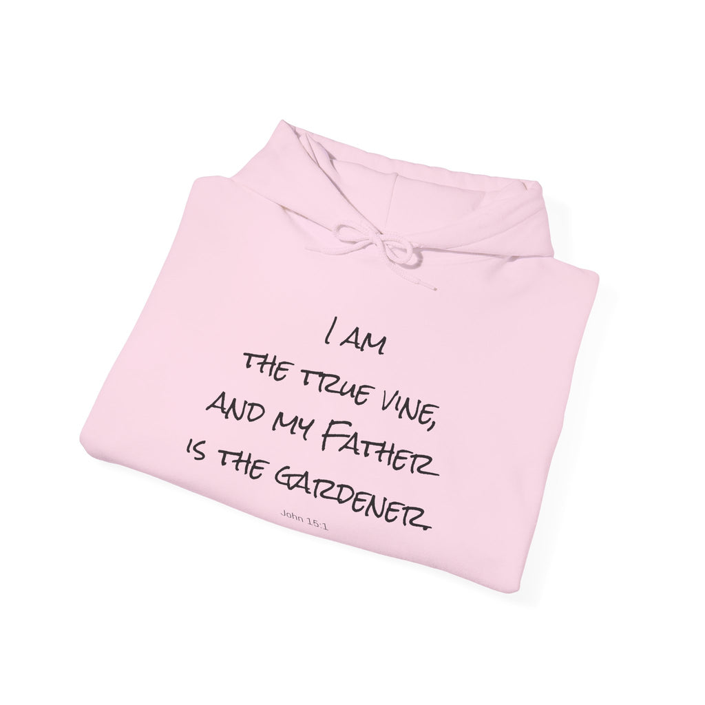 I AM the true vine -- Cozy Unisex Heavy Blend™ Hooded Sweatshirt - Perfect for All Occasions