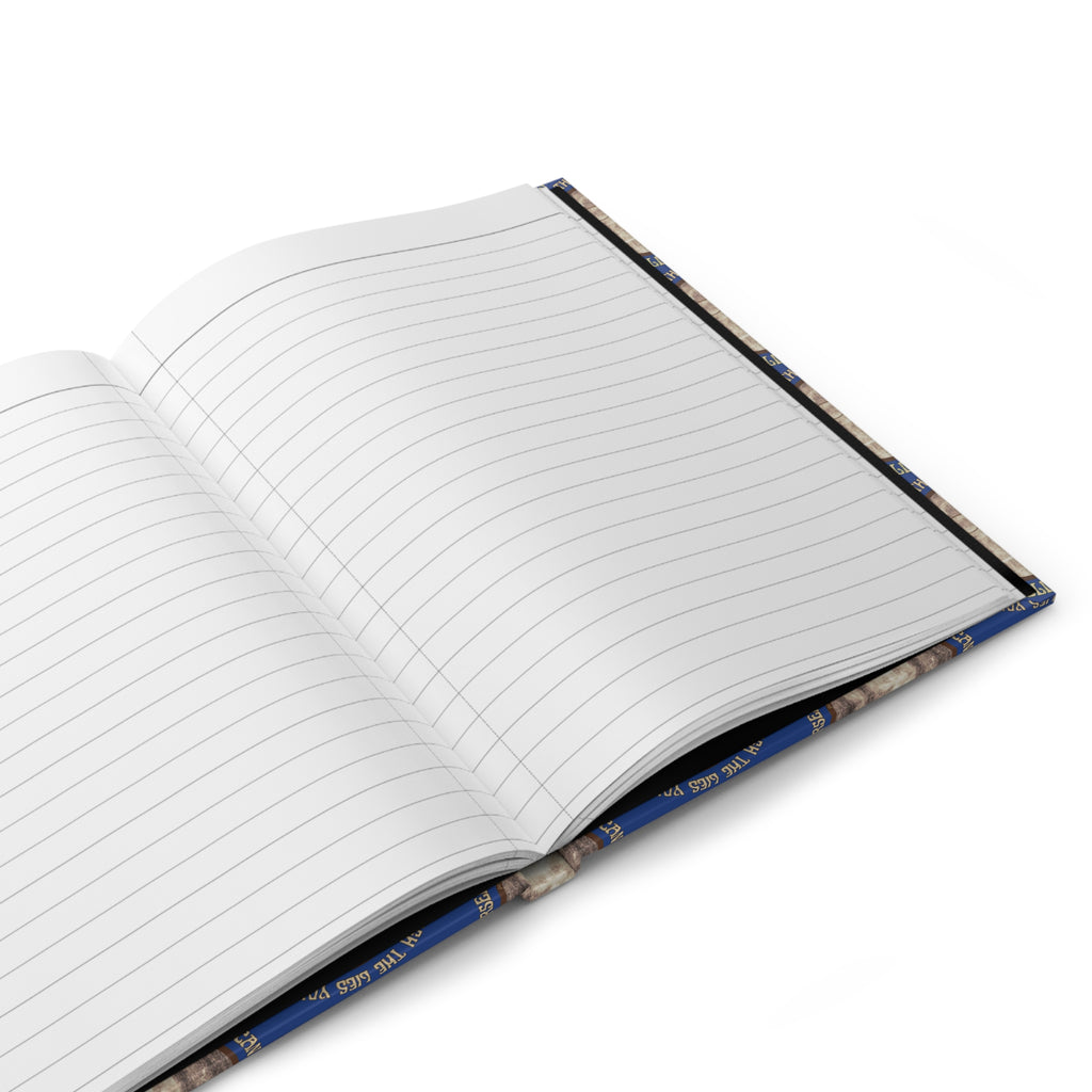 Inspirational Hardcover Journal - 'Follow Me Through the Lies' Design